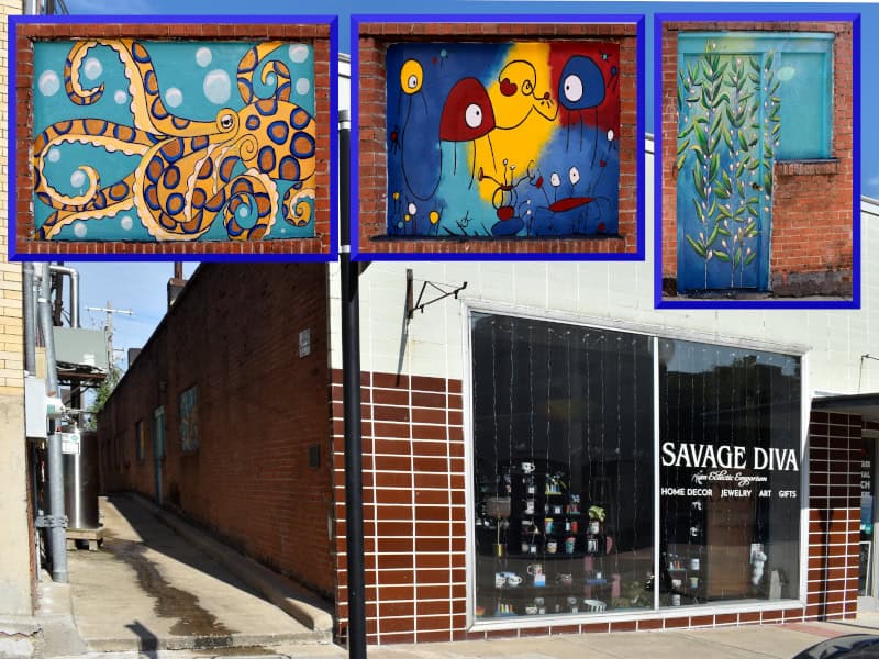 Art Alley in Downtown Bryan, Texas