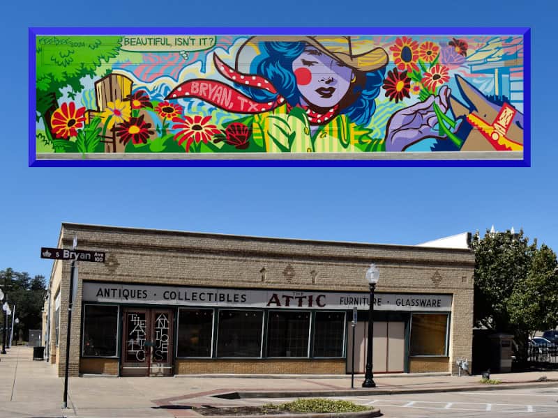The Attic & Rabbit Hole Antiques in Downtown Bryan, Texas