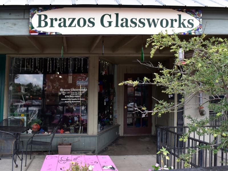 Brazos Glassworks in Downtown Bryan, Texas